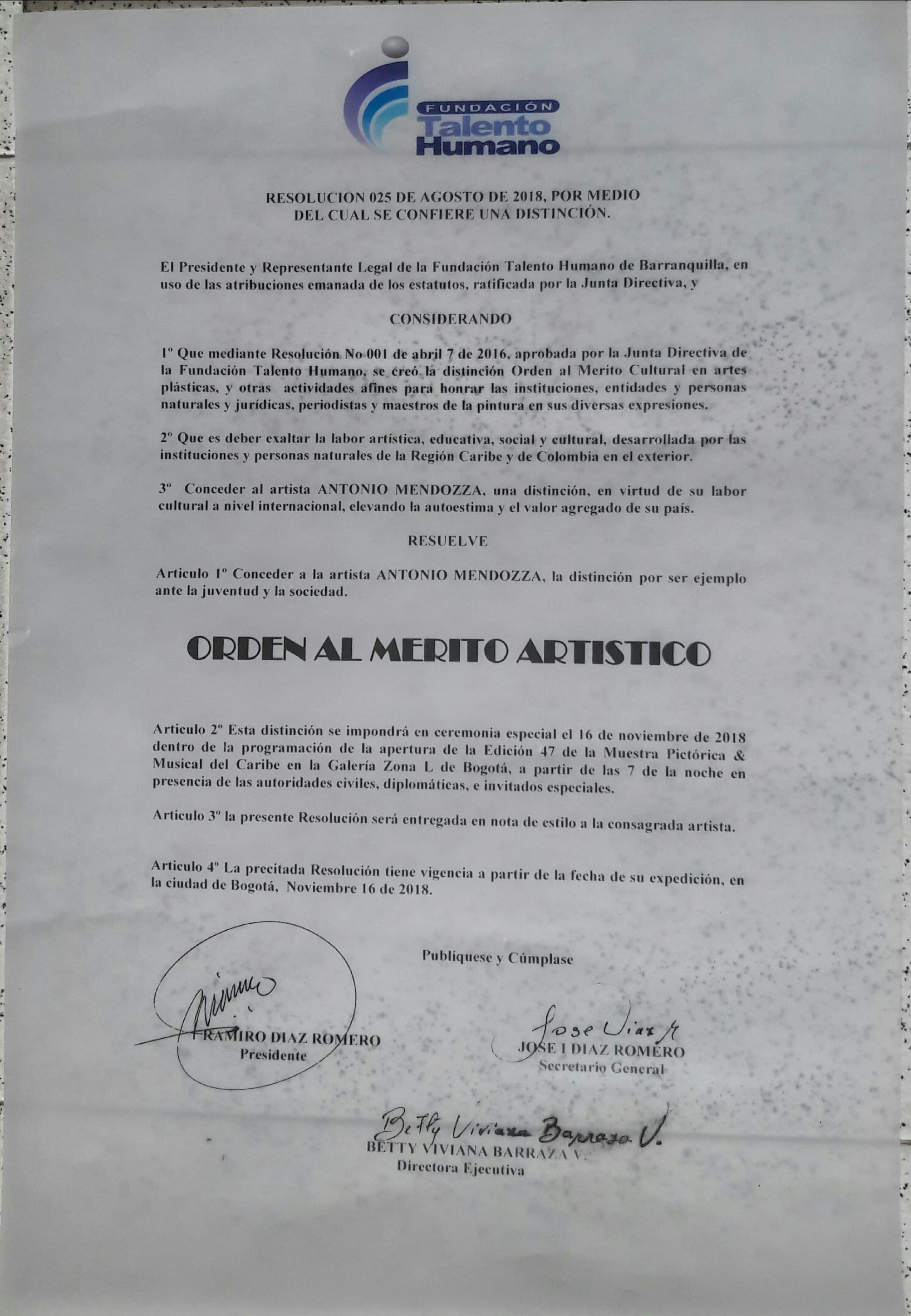 Merito artístico